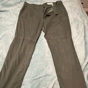Olive green, very comfortable pants